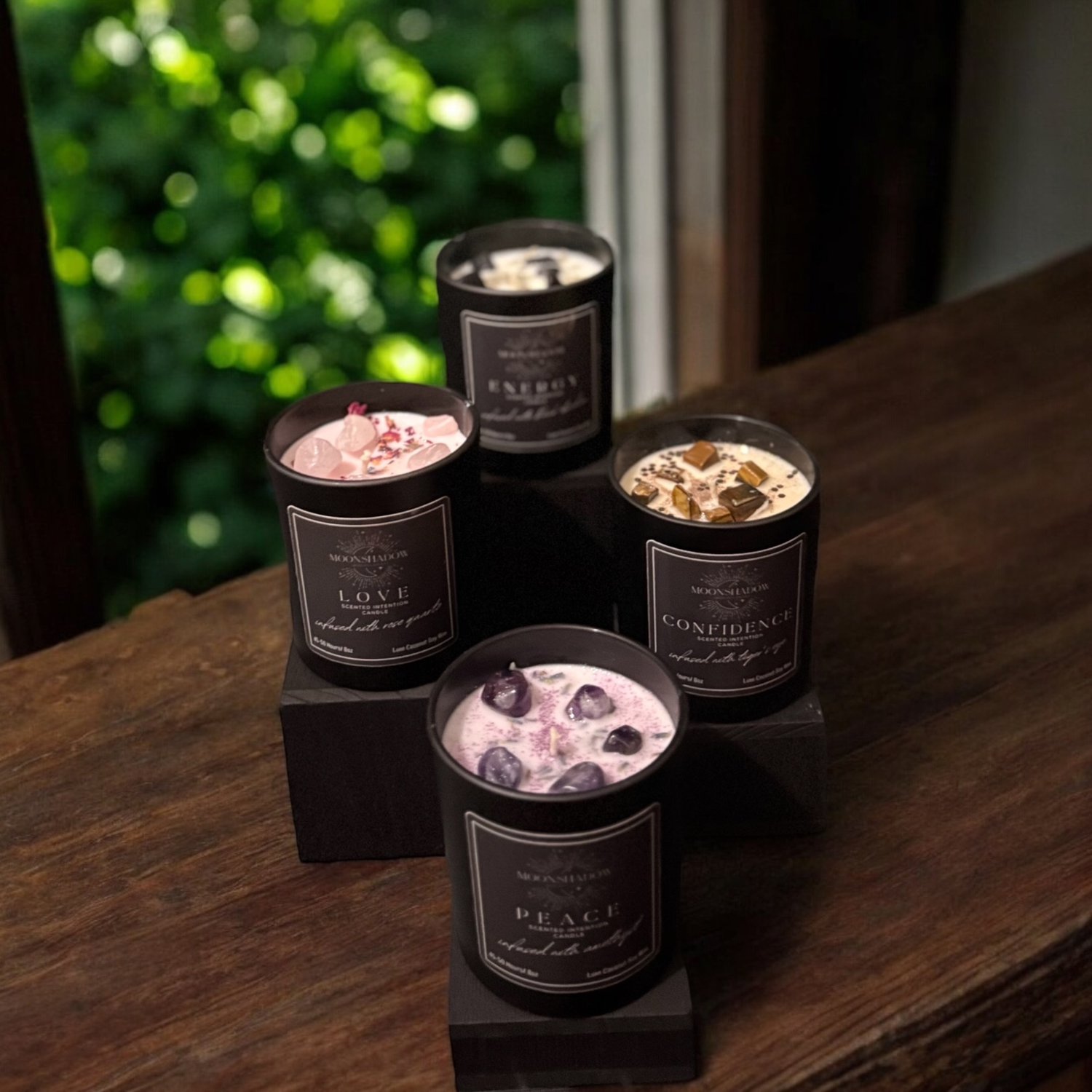 Signature Crystal Intention Candles Collection