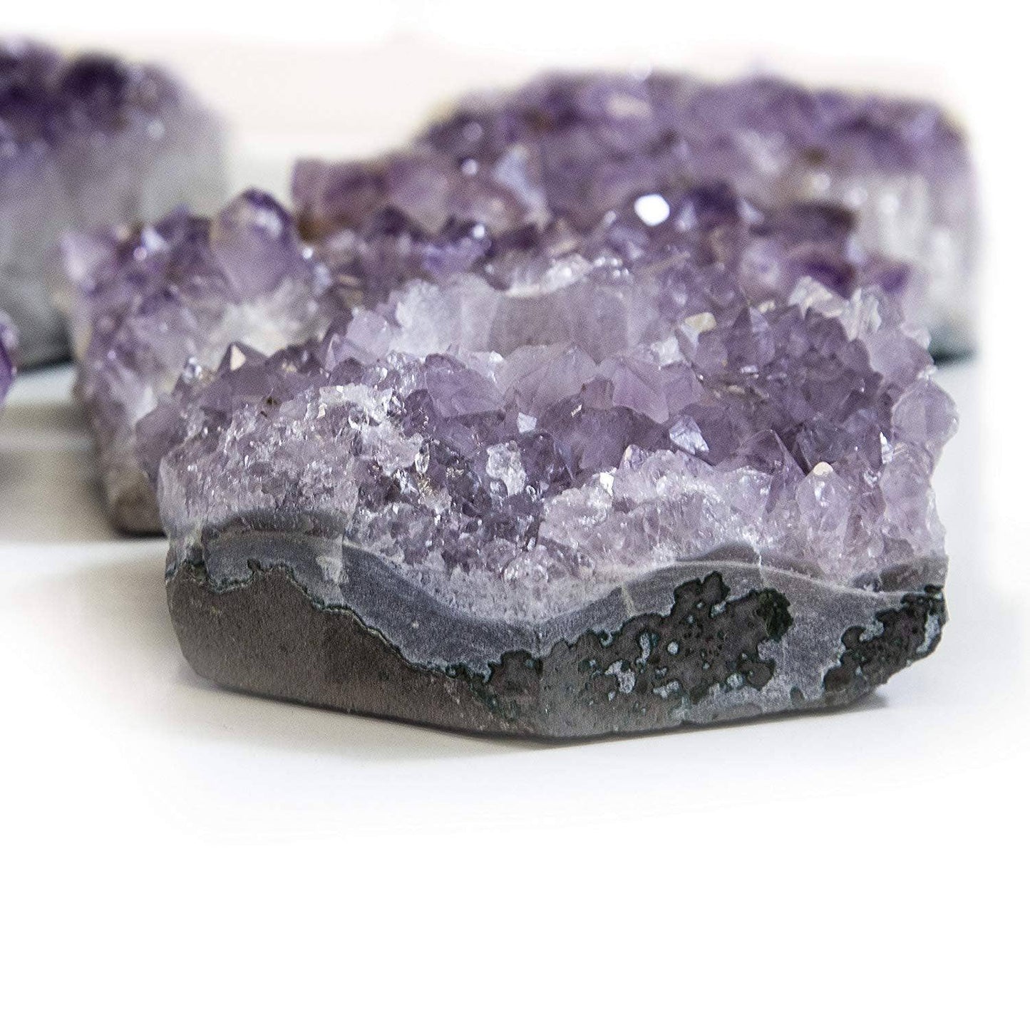 Enchanting Luxurious Amethyst Geode Crystal Candle Holder for Mesmerizing Home Decor