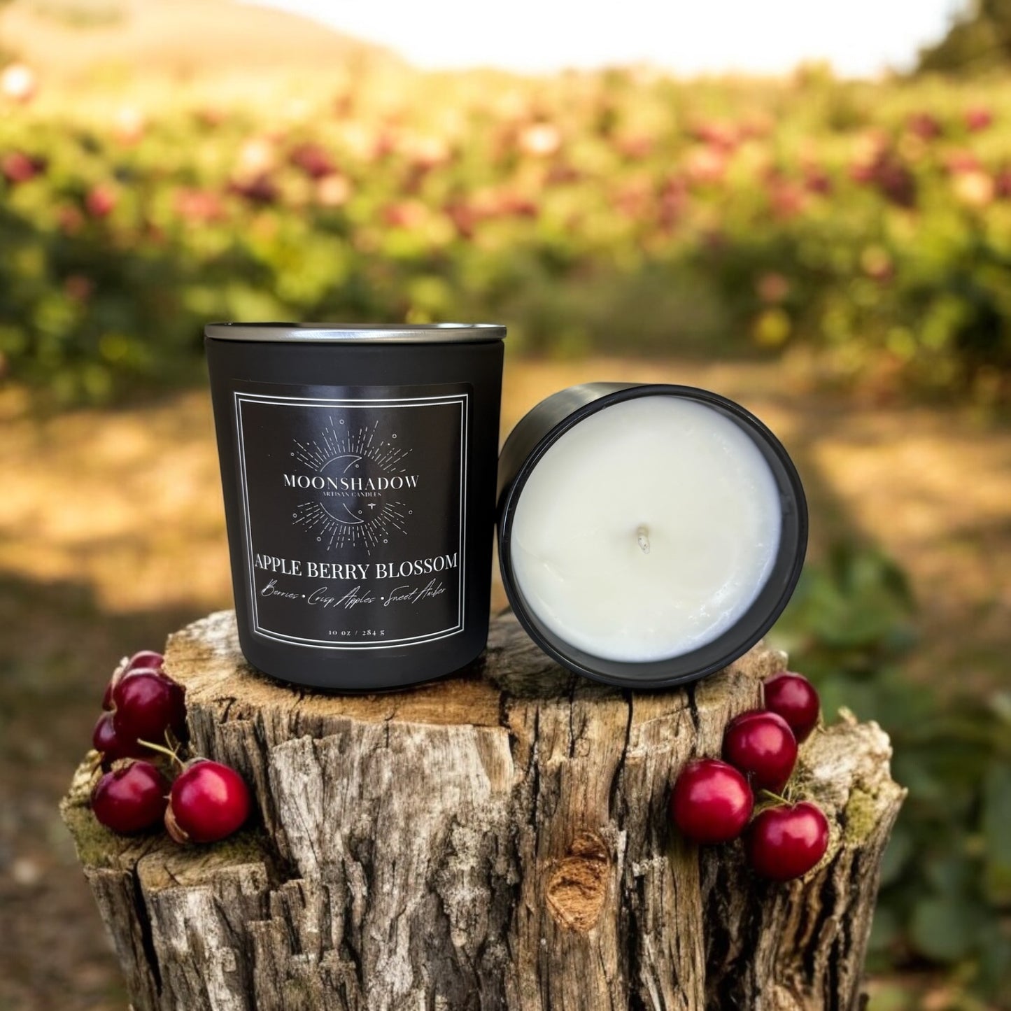 Apple Berry Blossom Luxury Scented Candle - Ultimate Home Décor Accessory
